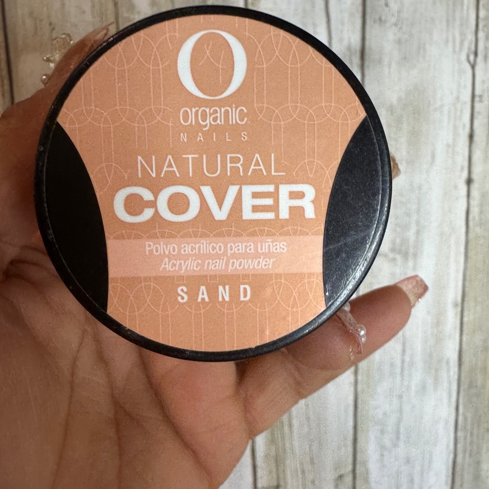 power acrylic nail orgnic nail cover